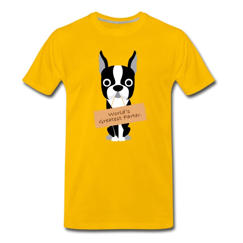 Men's World's Greatest Farter Boston Terrier T-Shirt