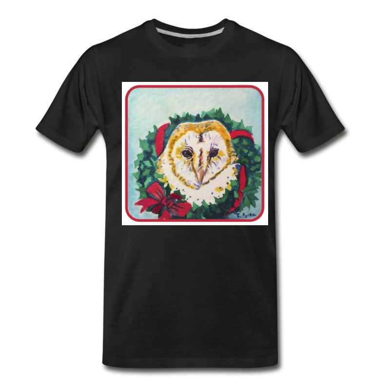 Men's Wreath Owl T-Shirt