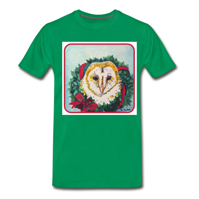 Men's Wreath Owl T-Shirt