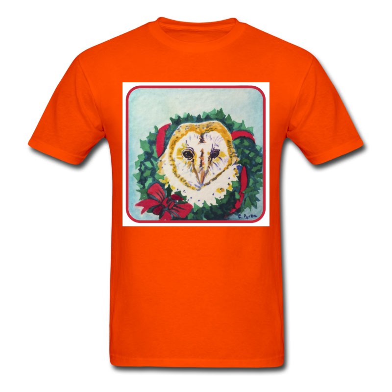 Men's Wreath Owl T-Shirt