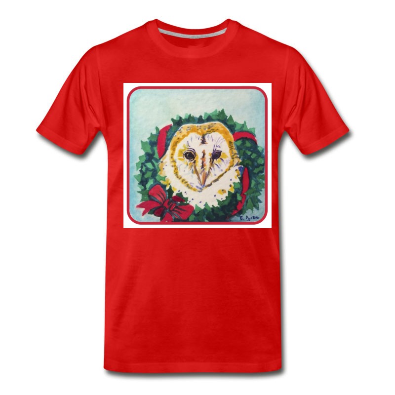 Men's Wreath Owl T-Shirt