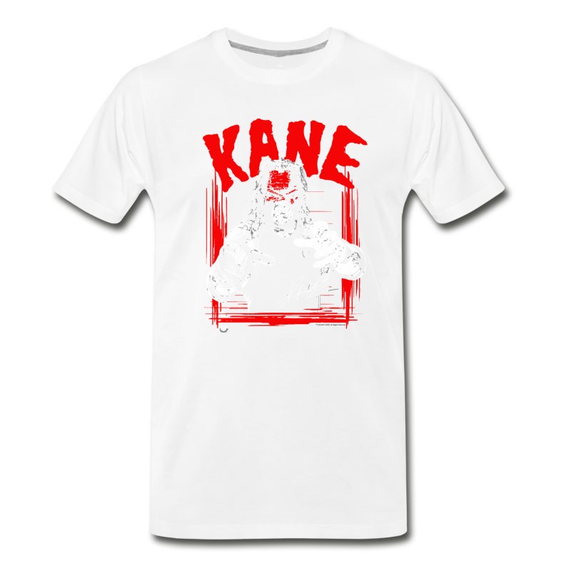 Men's Wwe Kane Horror Font T-Shirt