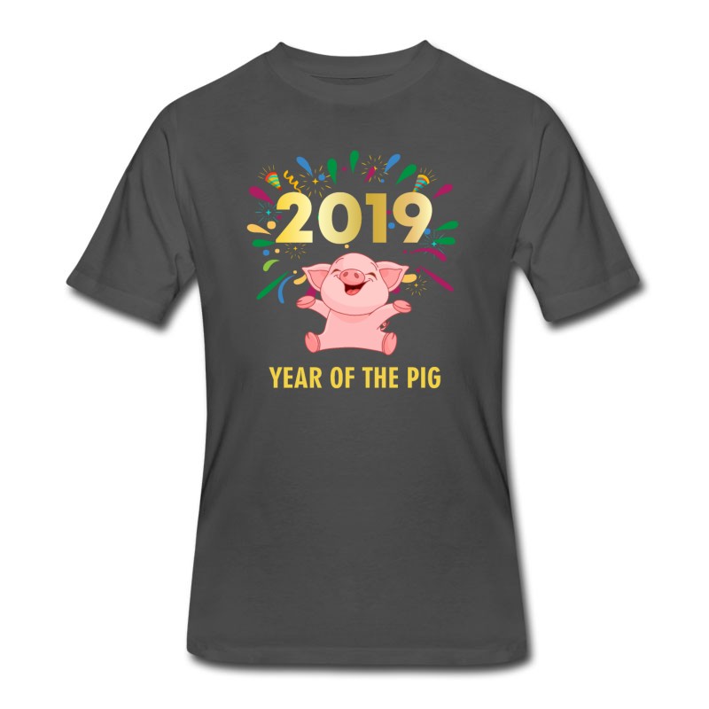 Men's Year Of The Pig New Year 2014 T-Shirt