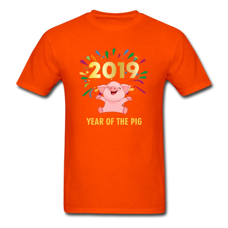 Men's Year Of The Pig New Year 2014 T-Shirt