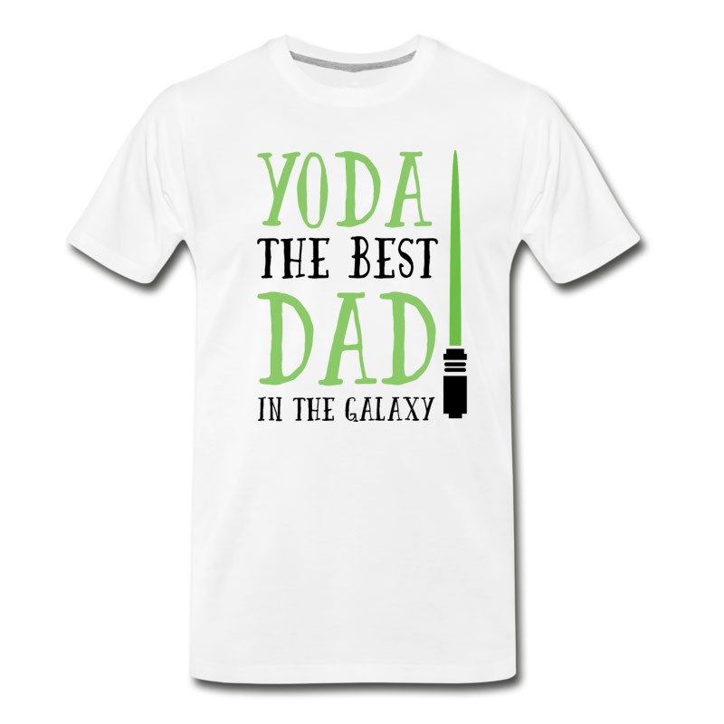 Men's Yoda The Best Dad In The Galaxy T-Shirt