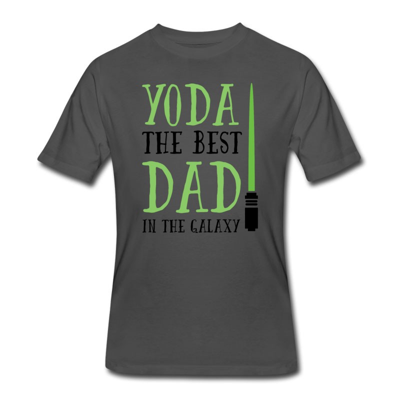 Men's Yoda The Best Dad In The Galaxy T-Shirt