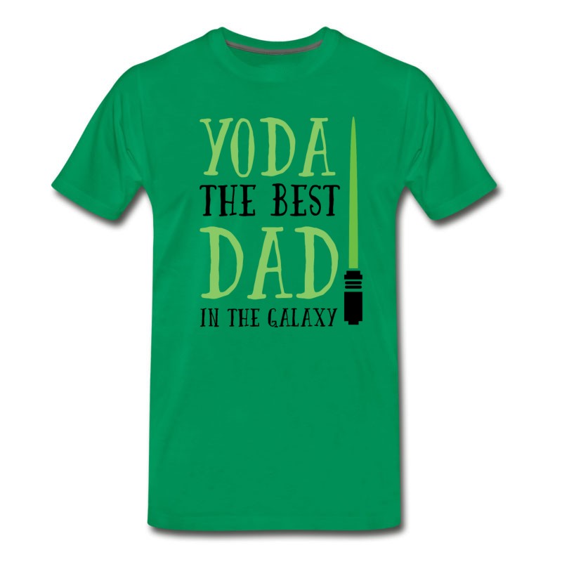 Men's Yoda The Best Dad In The Galaxy T-Shirt