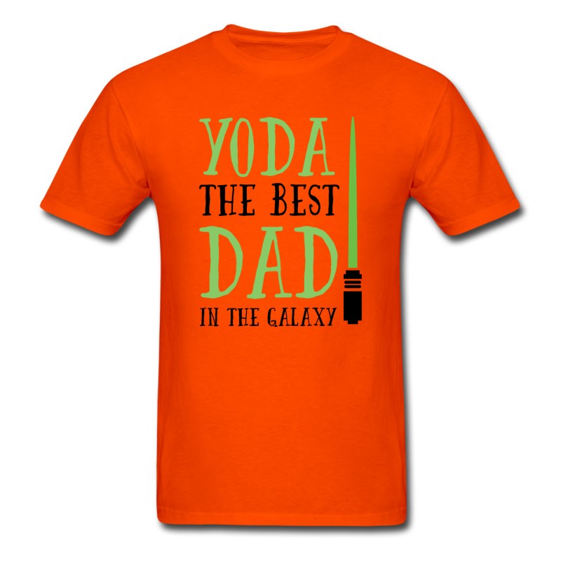 Men's Yoda The Best Dad In The Galaxy T-Shirt