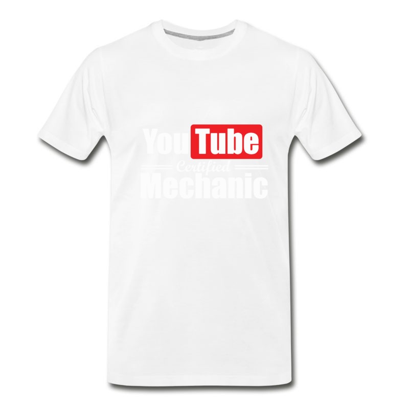 Men's Youtube Certified Mechanic T-shirts T-Shirt