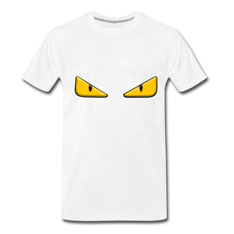 Men's Zaheire X Fendi Monster Eye Design T-Shirt