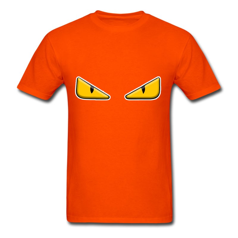 Men's Zaheire X Fendi Monster Eye Design T-Shirt