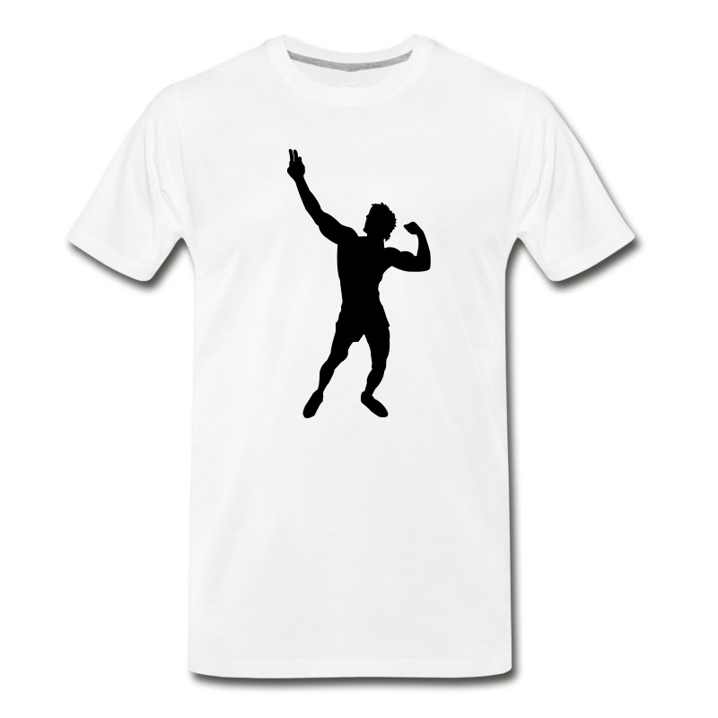 Men's Zyzz Silhouette Vector T-Shirt