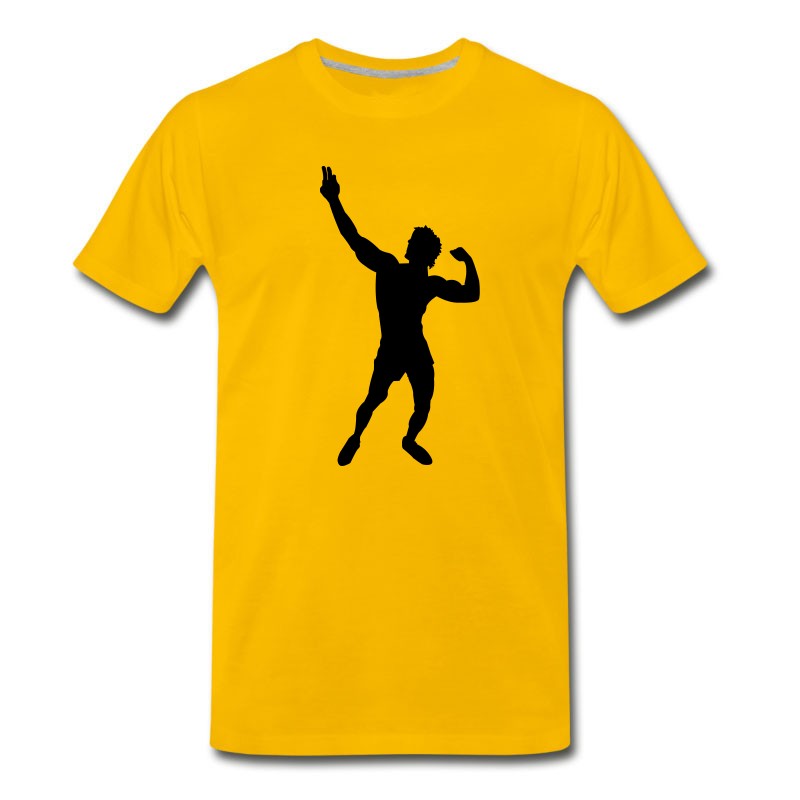 Men's Zyzz Silhouette Vector T-Shirt